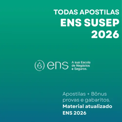 SUSEP ENS 2026 Todas as apostilas para o exame prova corretor de seguros