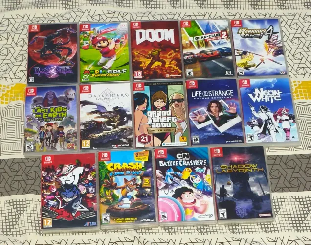 Jogos de Nintendo switch (Valores na descrição)
