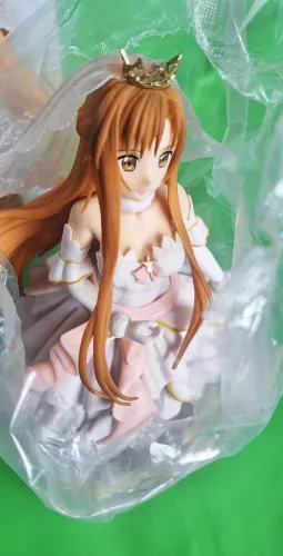 Boneca Asuna Yuuki anime Sword Art ultima estoque