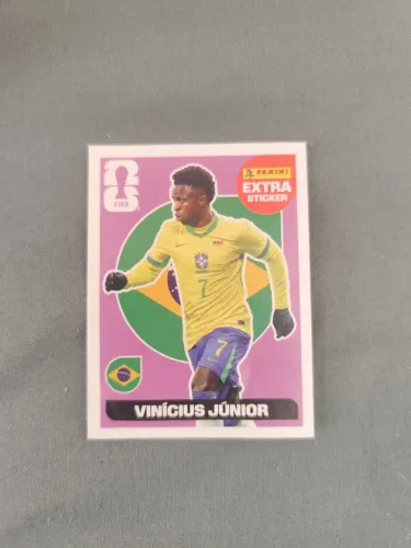 Figurinha Vini Jr bordo