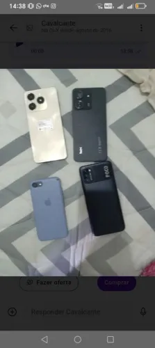 Redmi 13 C 128 gv é poco m3 128 gv para trocar em iPhone
