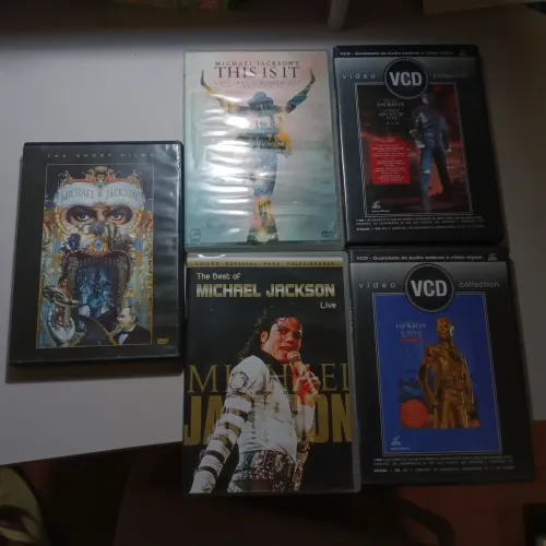 Lote diversos DVDs Michael Jackson para colecionadores