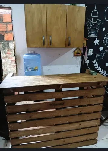 Armário e balcão