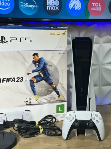 Vendo ou Troco PS5 Mídia Física e Digital Completo Novinho
