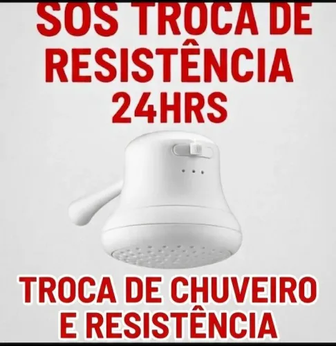 Troca de Chuveiro e Resistência 24h em Cachoeirinha/RS