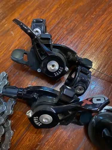 Relação Sram X0 câmbio trocadores cassete 