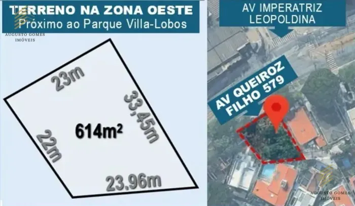 Land em São Paulo - São Paulo, Vila Hamburguesa