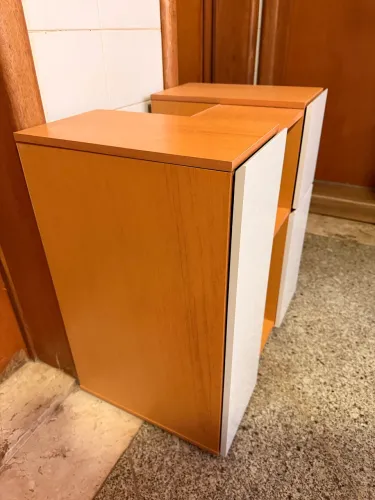 Armário banheiro de encaixe em pia de coluna