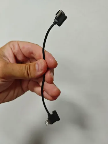 Cabo OTG para Controle Dji Tipo C para Lightiing 