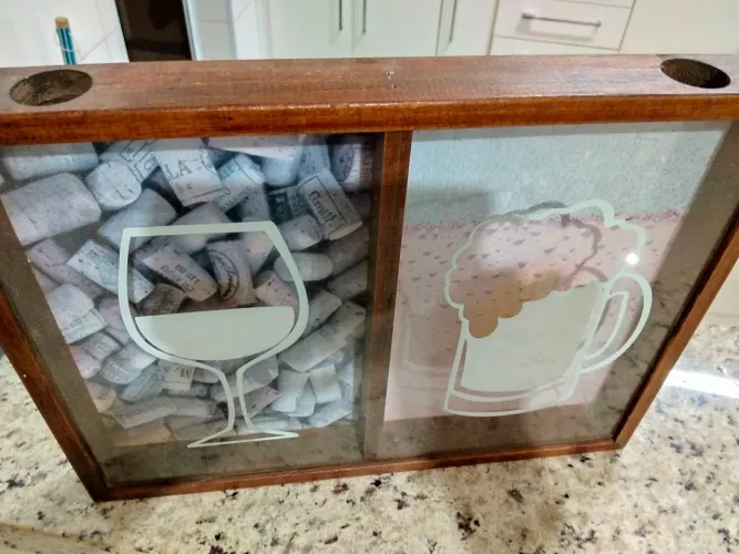 Quadro Rolhas de Vinho
