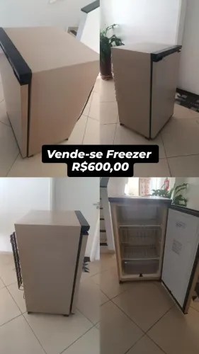 Freezer usado gelando 