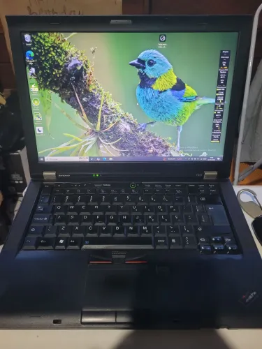 Notebook Lenovo i5 4gb t410 thinkpad corpotativo hd500 cheio filmes 