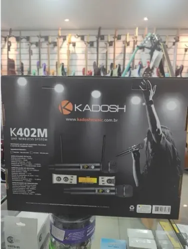 Microfone Sem Fio Kadosh K402M UHF