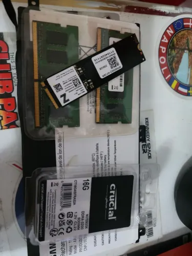 RAM SSD E Bateria para notebook