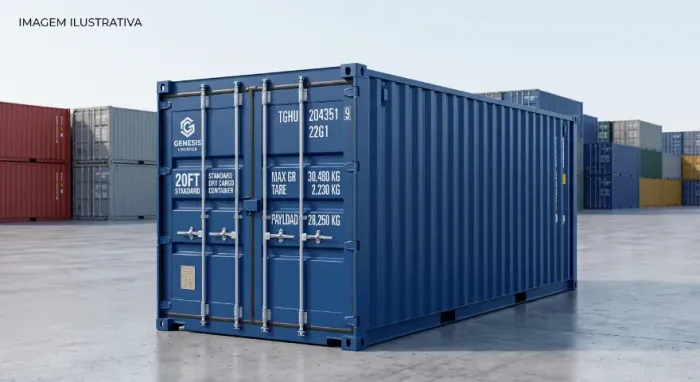 CONTAINER DRY 6 METROS - 20 PÉS