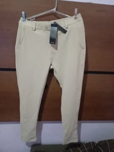 Calça alfaiataria com elastano número 42