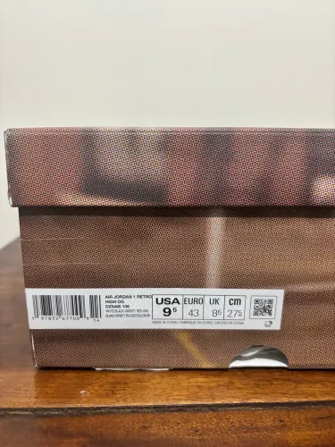 Air Jordan 1 high og black toe