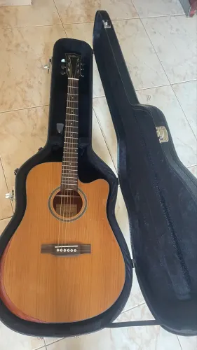 Vendo violão Redburn RB-ARC com o Case