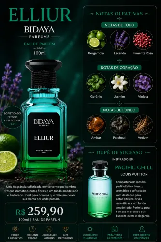 Perfume árabe ELLIUR BIDAYA - PARFUMS EAU DE PARFUM 100 ml