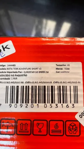 Bota Texx tamanho 41