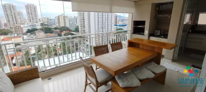 Apartamento 2 suítes , mobiliado, 101 metros de área util- Vila Romana
