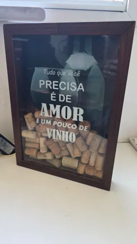 Kit quadros porta Moedas e Rolhas