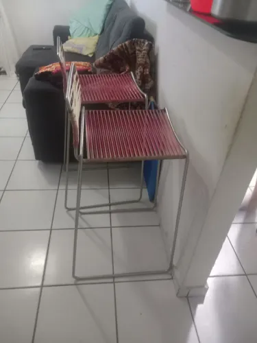 Vendo essas 2 cadeiras de alumínio