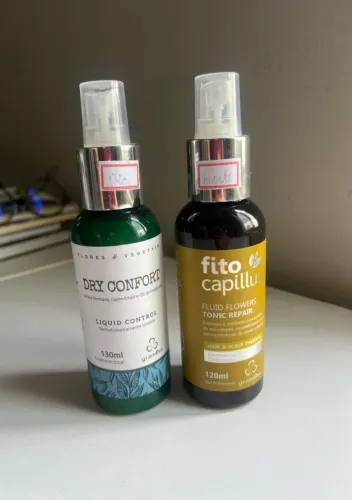 Dry Confort Liquid Control e Fito Capillus Fluid Flowers Tonic Repair - Grandha