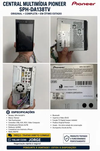 VENDO PIONNER MULTIMIDIA 2DIN