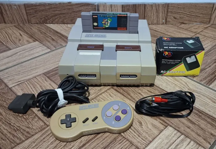 Super Nintendo + cartucho super Mário world original 