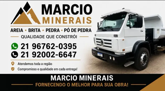 Areia, pedra, aterro 8 metros