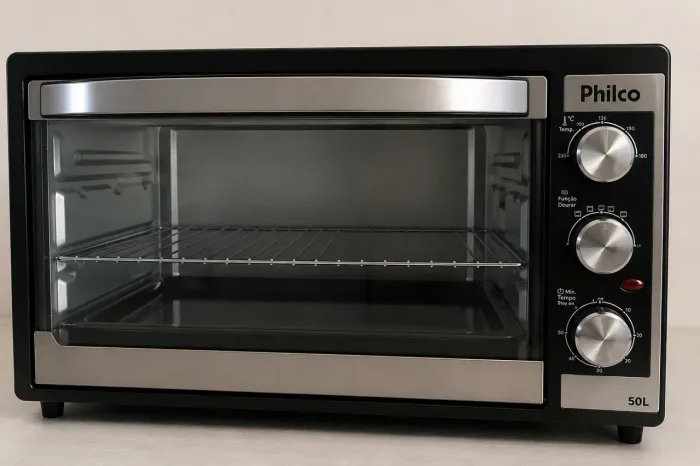 Forno elétrico Philco 50L,usado poucas vezes (cerca de 15 ), funcionando perfeitamente 
