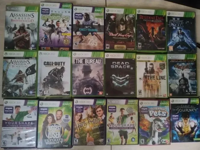 Jogos originais Xbox 360 mídia física todos 100%
