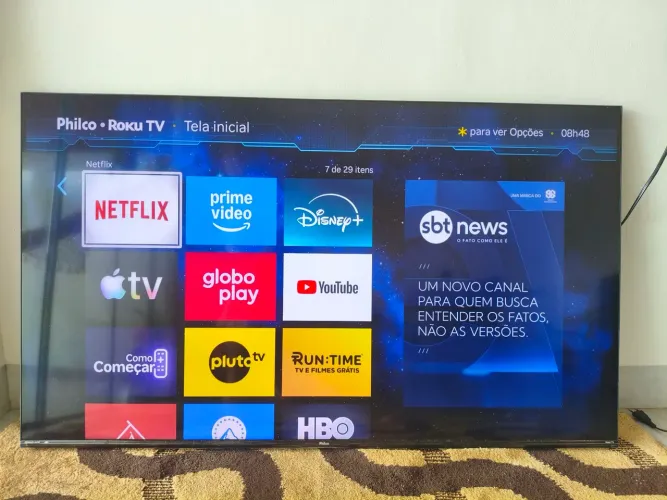 Tv 50 Smart Roku 4k perfeita - Passo Cartão