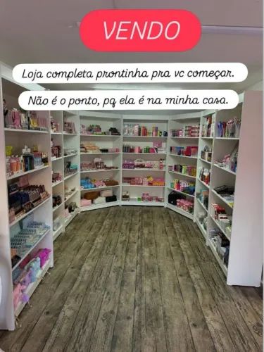 Vendo loja de maquiagem
