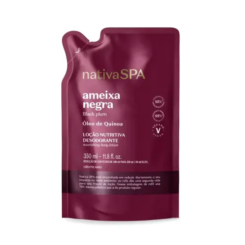 REFIL HIDRATANTE CORPORAL AMEIXA NEGRA 350ML