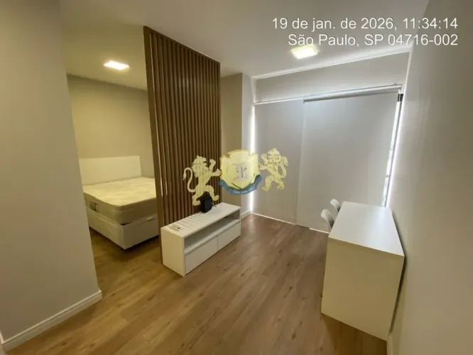 Flat com 1 Quarto para alugar, 34m² - Chácara Santo Antônio