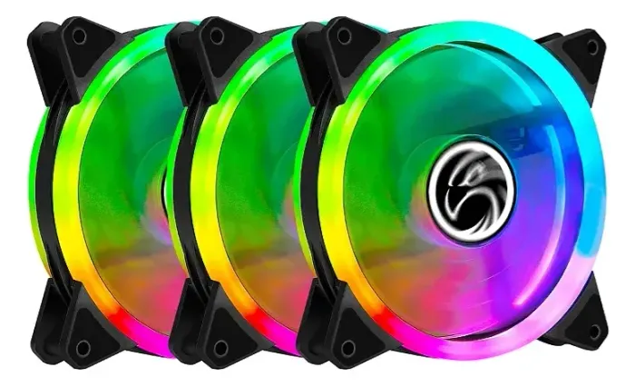 Kit 3 Cooler Gamer P/ Gab. Argb 120mm