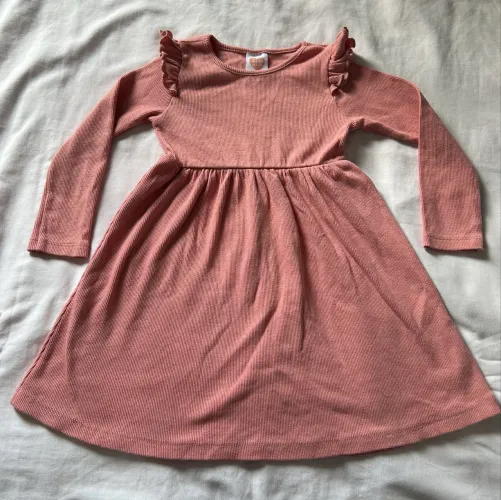 Vestido infantil manga longa Baby Club - tamanho 4 anos
