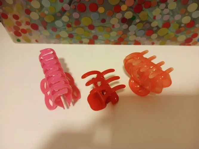 Prendedores de cabelo de plástico (CONJUNTO)
