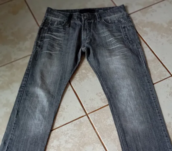 Calça jeans masculina retrô soul tamanho 42