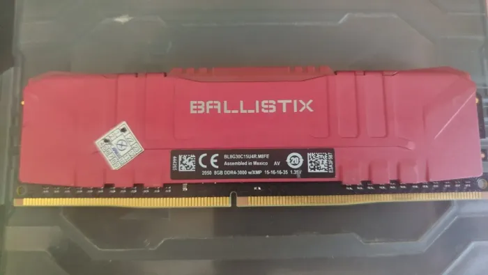 Memória Ram Crucial Ballistix 8GB DDR4 3000mhz