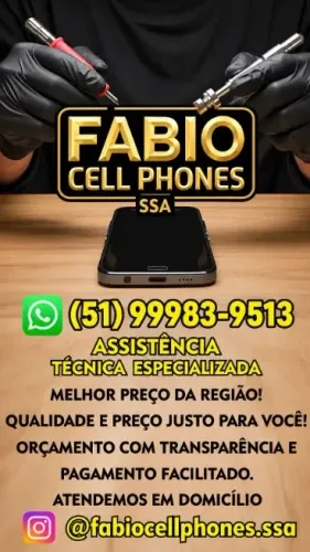Assistência técnica especializada @fabiocellphones.ssa
