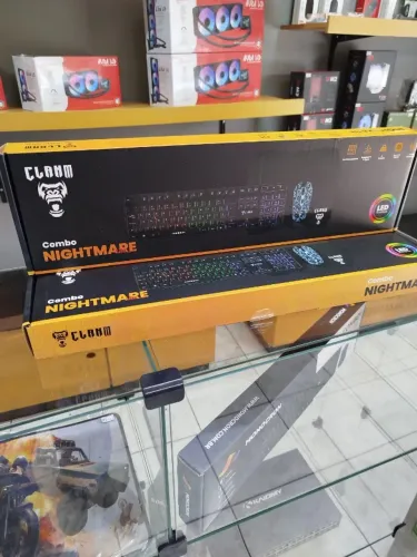 Combo Nightmae Clanm, Teclado+Mouse+Mousepad
