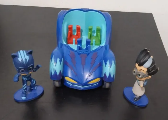 PJ Masks Bonecos e Veículo