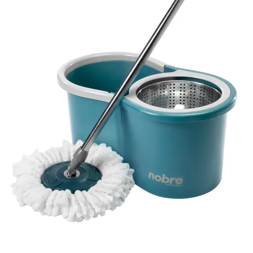 Promoção Rodo Esfregão mop 9l com cesto em inox
