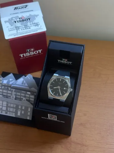 Relógio Tissot PRX preto - 40mm - Novo