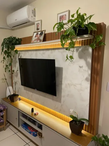 Rack para TV com LED - em estado de NOVO