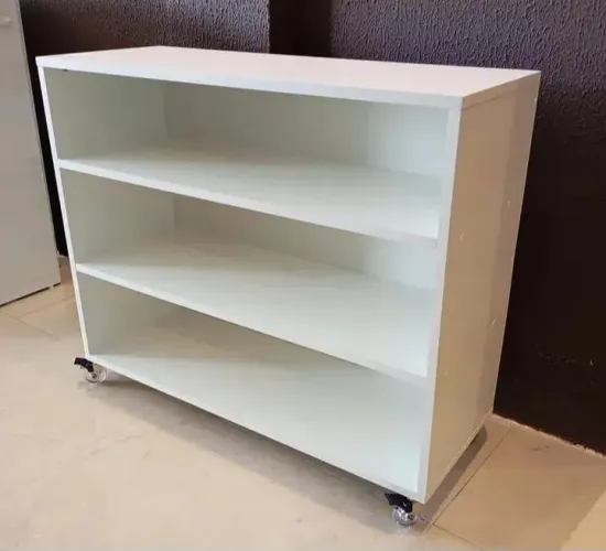 Sapateira Básica Com Rodízio L 80 CM
