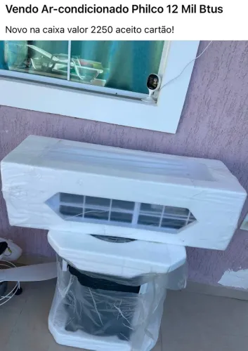 Ar condicionado Philco 12 mil btus